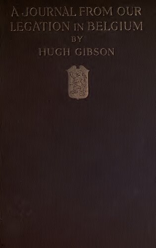 A Journal from our Legation in Belgium
