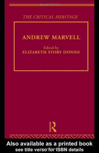 Andrew Marvell: The Critical Heritage