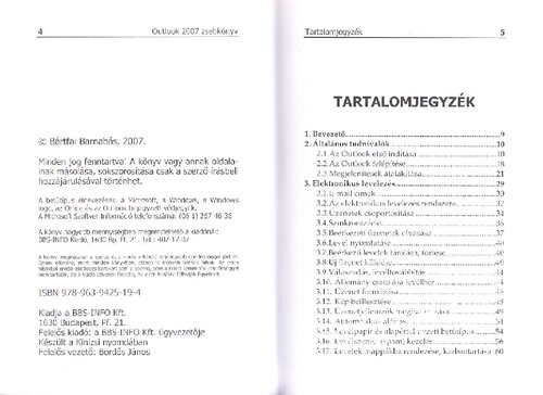 Outlook 2007 zsebkönyv