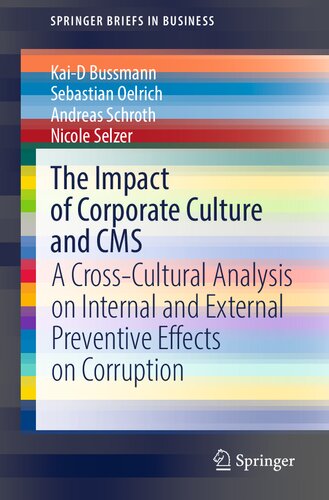 The Impact of Corporate Culture and CMS: A Cross-Cultural Analysis on Internal and External Preventive Effects on Corruption