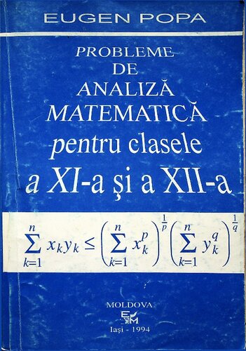 Probleme de analiză matematică pentru clasele a XI-a şi a XII-a