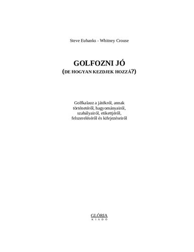 Golfozni jó