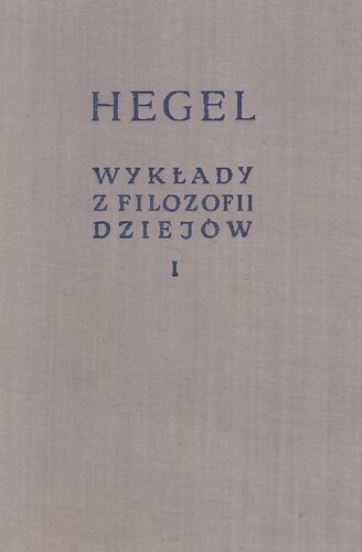 Wykłady z filozofii dziejów