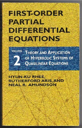 Theory and Application of Hyperbolic System of Quasilinear Equations