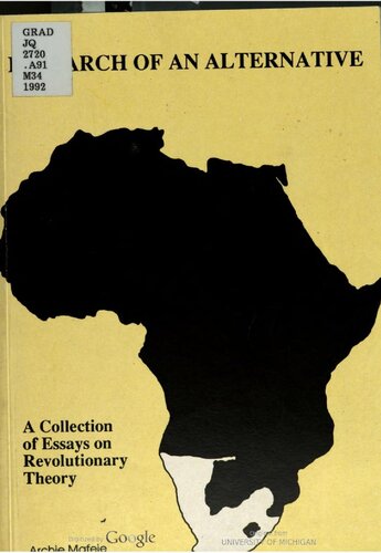 In search of an alternative : a collection of essays on revolutionary theory and politics
