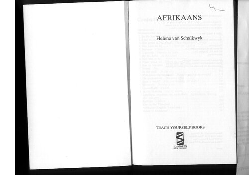 Teach Yourself Afrikaans Complete Course