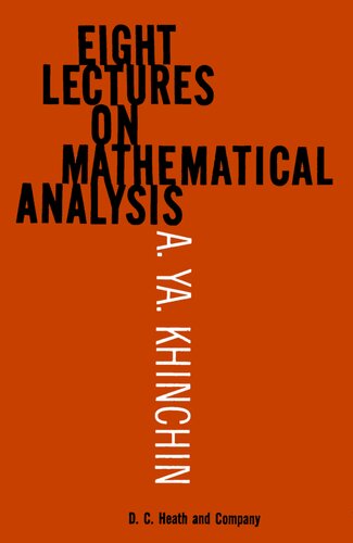 Eight lectures on mathematical analysis