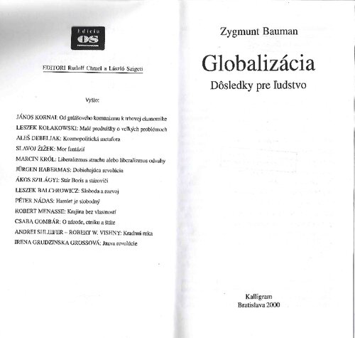 Globalizácia: dôsledky pre ľudstvo