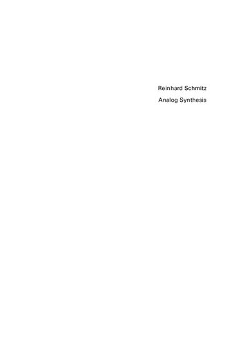 Analog Synthesis: The Newbie Guide to Synthesizers and Sound-Design