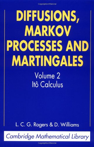 Diffusions, Markov Processes and Martingales: Volume 2, Itô Calculus