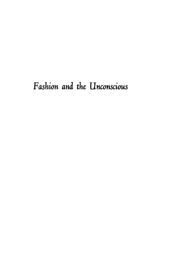 Fashion and the Unconscious