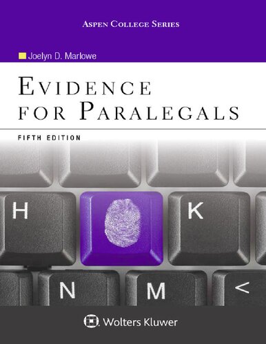 Evidence for Paralegals 5e (Aspen College)