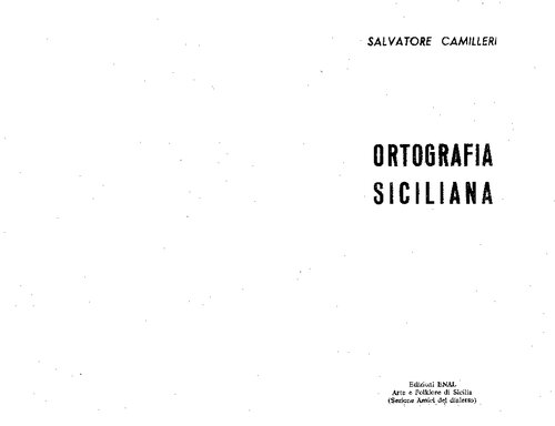 Ortografia siciliana