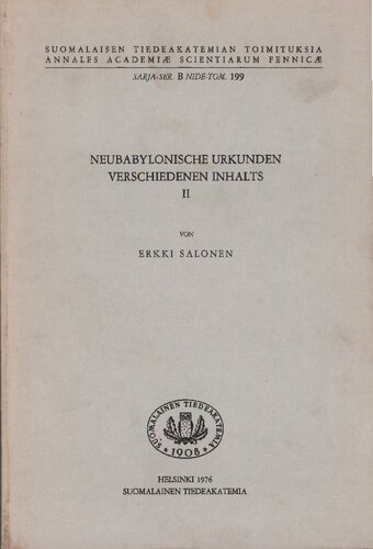 Neubabylonische Urkunden verschiedenen Inhalts II