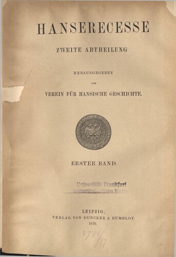 Hanserecesse von 1431-1476