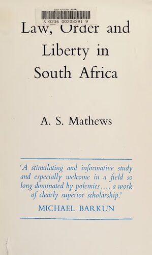 Law, order and liberty in South Africa