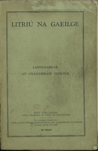 Litriú na Gaeilge. Lámhleabhar an chaighdeáin oifigiúil