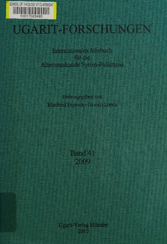 Ugarit-Forschungen 41