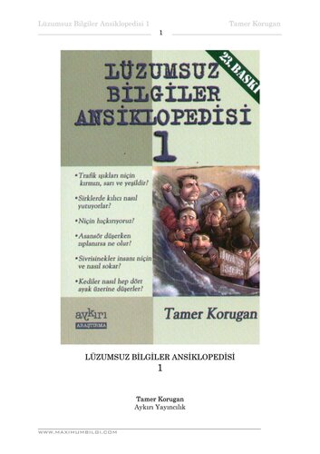 Lüzumsuz Bilgiler Ansiklopedisi (Cilt I)