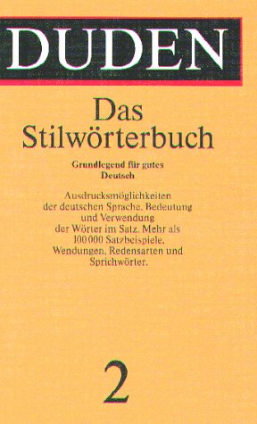 Stilworterbuch (Duden Series : Volume 2) (Part 2)