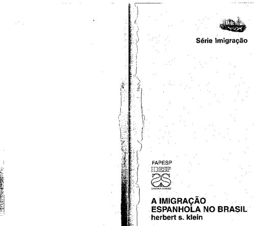 A Imigração Espanhola no Brasil