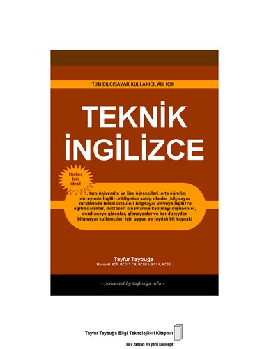 Tüm Bilgisayar Kullanıcıları İçin Teknik İngilizce El Kitabı