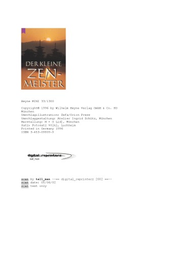Der kleine Zen Meister