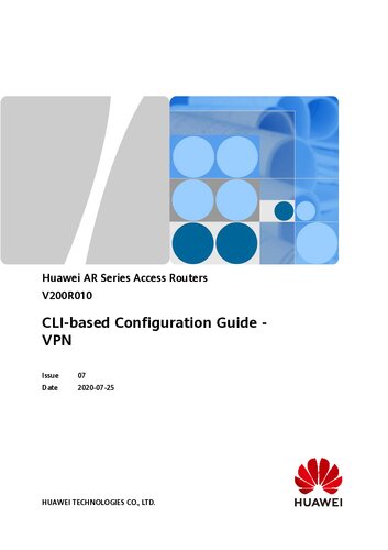 Huawei AR Series Access Routers