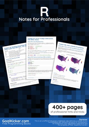 R Notes for Professionals book
