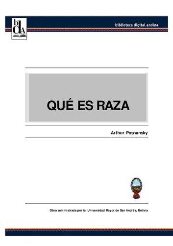 Qué es raza