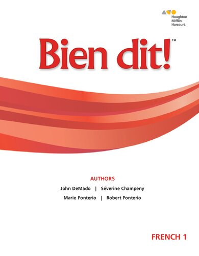 Bien dit!: Student Edition Level 1