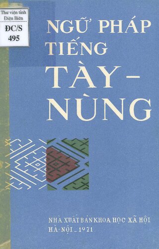 Ngữ pháp tiếng Tày-Nùng