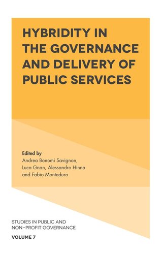 Hybridity in the Governance and Delivery of Public Services