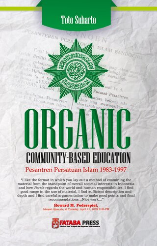 Organic Community-based Education: Pesantren Persatuan Islam, 1983-1997