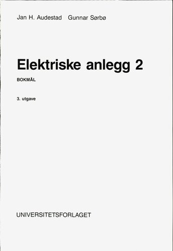 Elektriske anlegg. 2