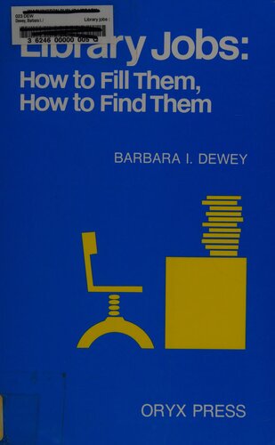Library Jobs: How To Fill Them, How To Find Them