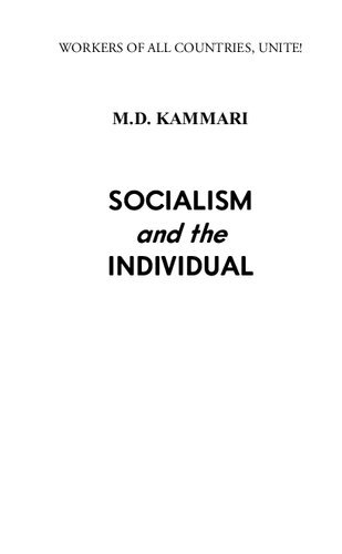 Socialism and the Individual