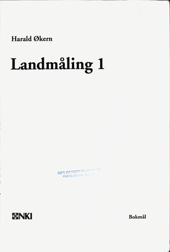 Landmåling. 1