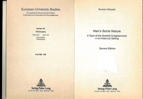 Man's social nature