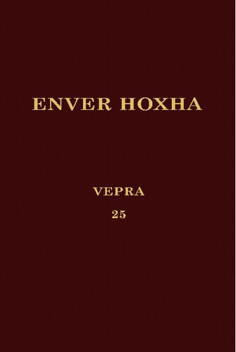 Enver Hoxha. Vepra