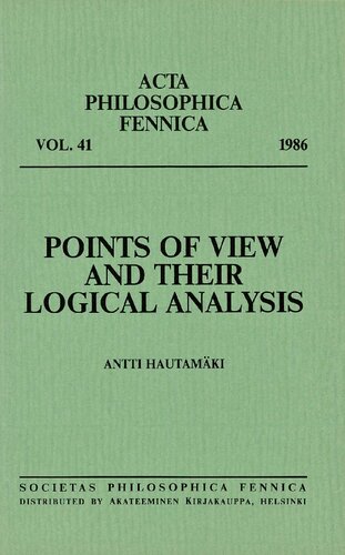 Points of View and Their Logical Analysis