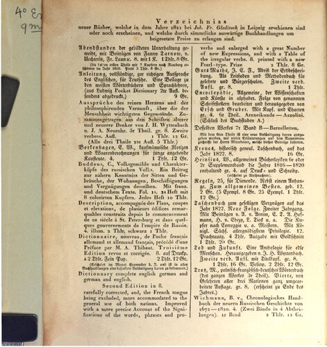 Allgemeine Encyclopädie der Wissenschaften und Künste in alphabetischer Folge / B bis Barzeletten