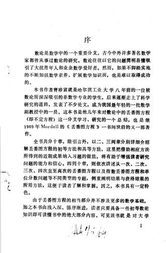 丢番图方程引论