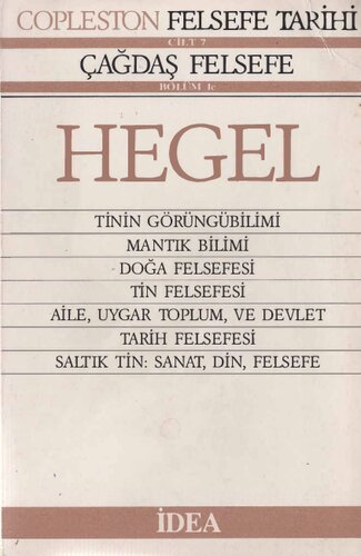 Copleston Felsefe Tarihi: Hegel