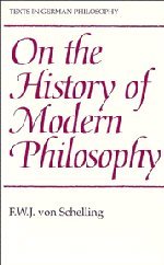 On the history of modern philosophy
