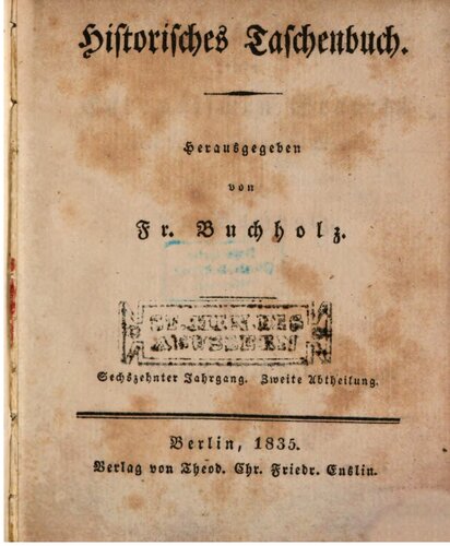 Begebenheiten des Jahres 1830