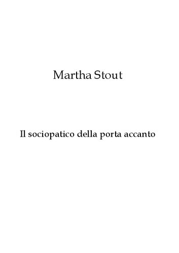 Il sociopatico della porta accanto