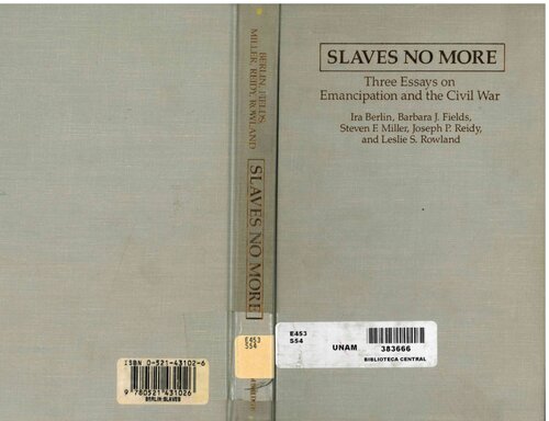 Slaves No More: Three Essays on Emancipation and the Civil War
