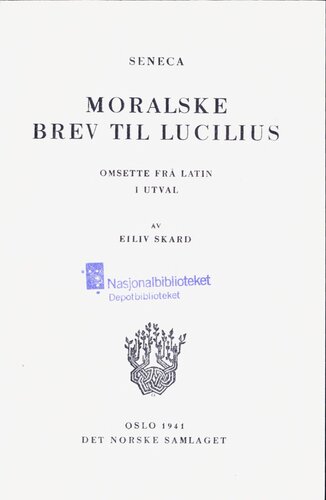 Moralske brev til Lucilius