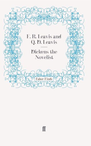 Dickens The Novelist